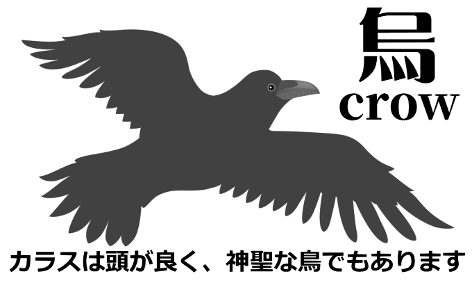 カラスのイメージイラストです