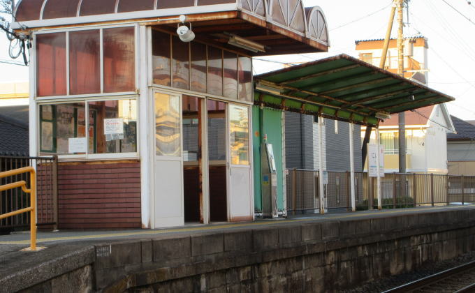 渥美線の小池駅（リワインド昭和）