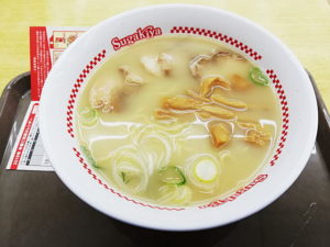 スガキヤの肉入ラーメン