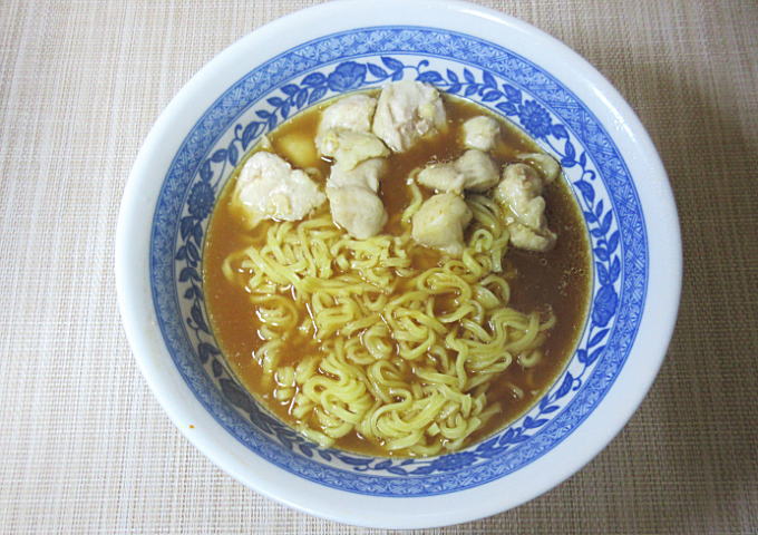 ぼんじりラーメン（みそ味）