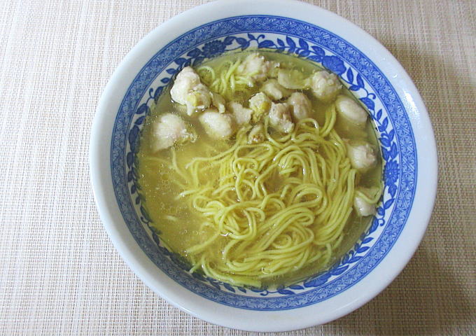 ぼんじりラーメン（しお）