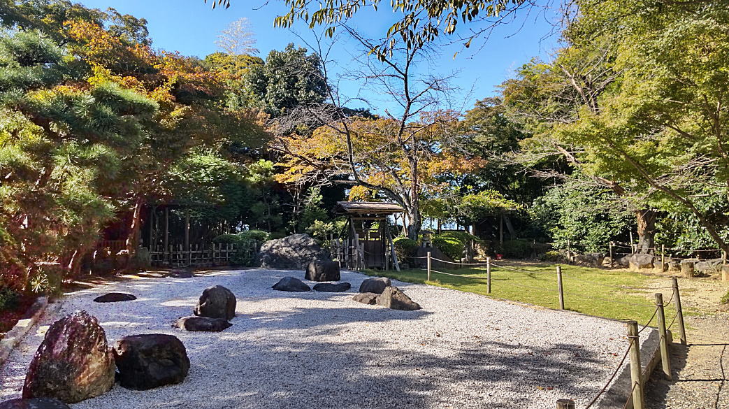 龍泉寺の日本庭園