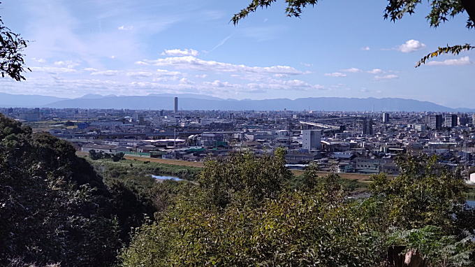 龍泉寺から望む尾張平野