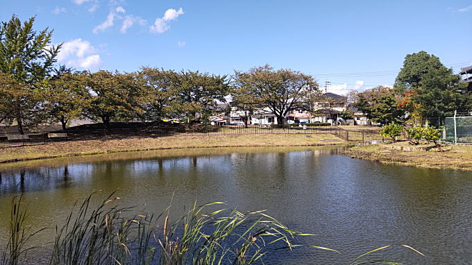 辯天寺に隣接する公園