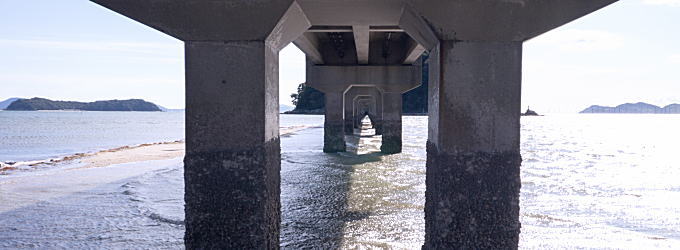 竹島橋の橋脚