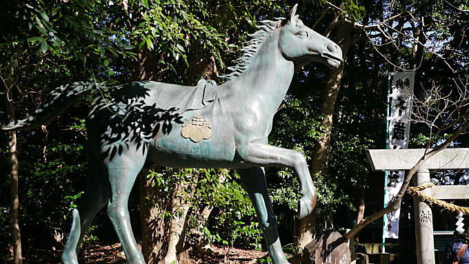 祈願の馬（八百富神社）