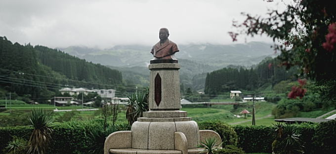 北里柴三郎の銅像