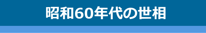 昭和60年代の社会・世情
