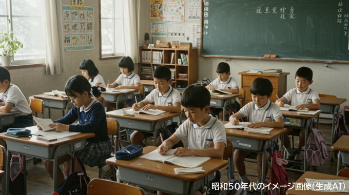 昭和40年代の時代イメージ（生成AI）