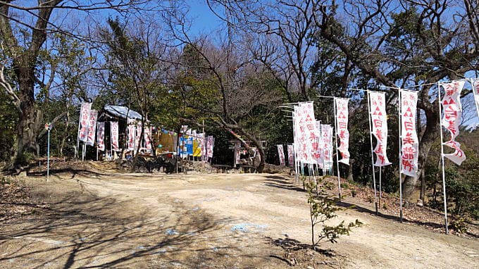白美龍神社の境内 白美龍神社の境内